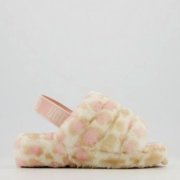 UGG Shoes - UGG Fluff Yeah Panther Slippers White